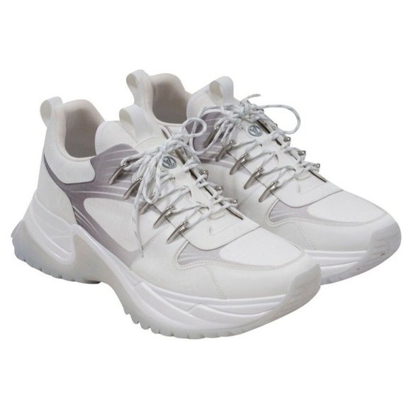 Louis Vuitton White Pulse Runaway Chunky Dad Sneakers Trainer Size 9.5LV US 10.5